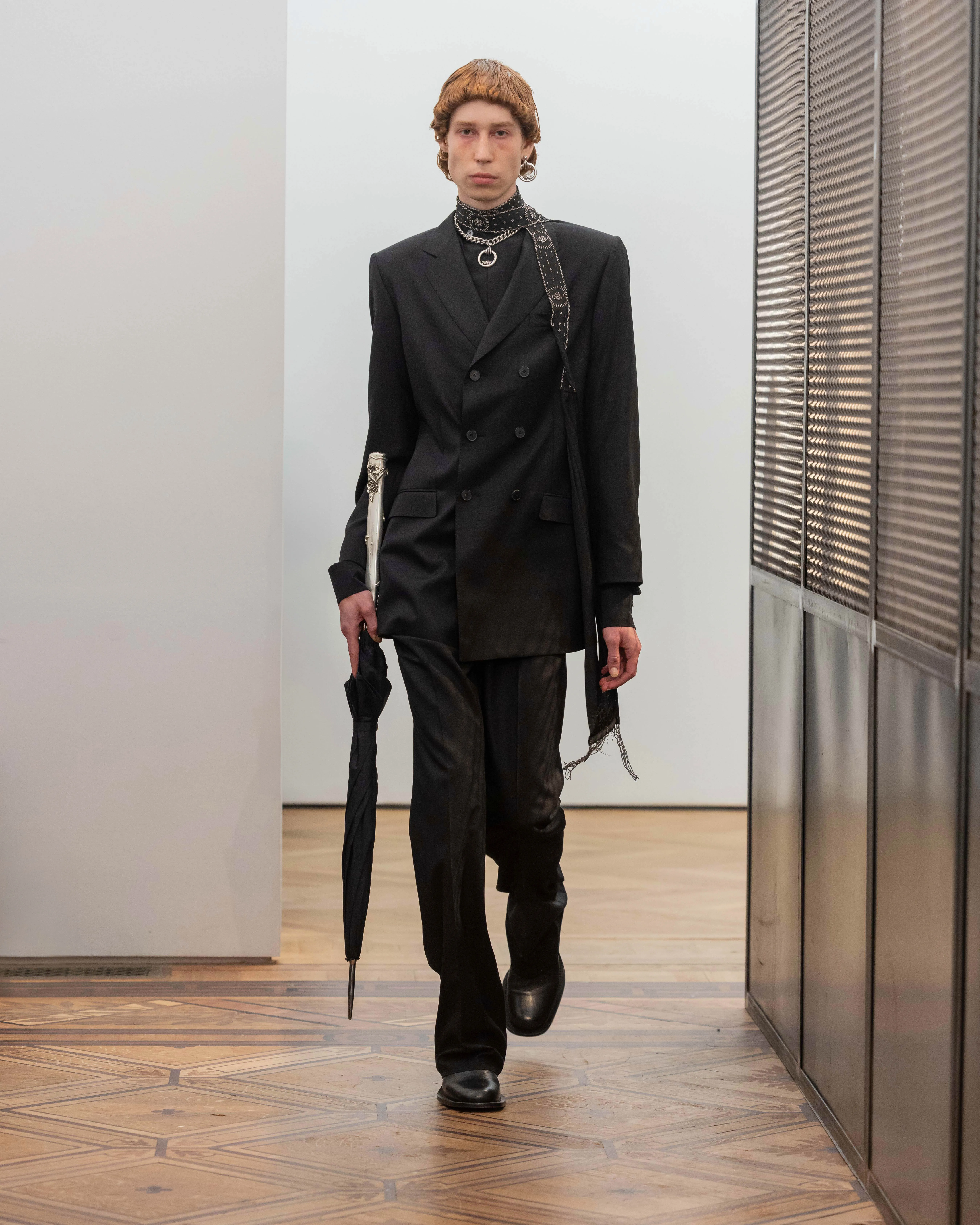 希少！Enfants Riches Deprimes ERD 22FW ENFANTS RICHES DÉPRIMÉS Studded Printed Distressed Leather